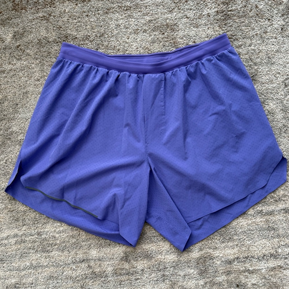 Lululemon Fast and Free Lined Short 6" Peri Purple - Picture 6 of 9